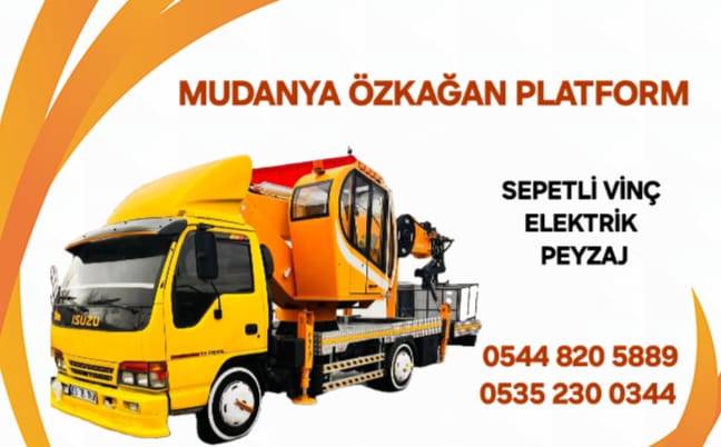 mudanya sepetli vinç